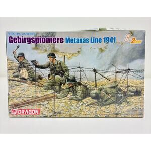Dragon Gebirgspioniere Metaxas Line 1941 1:35 Plastic Model Kit 6538 New Sealed